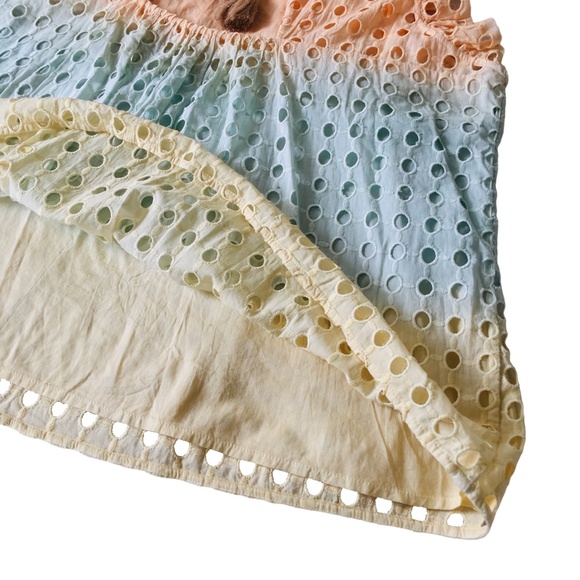 Ollari Ruffled Eyelet Tank Blouse Shirt XL Anthropologie - Picture 6 of 13